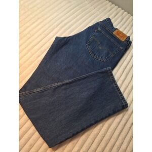 Levis 550 Tappered Leg Jeans Mens 35X34 Blue Denim Med Wash Cowboy Ranch